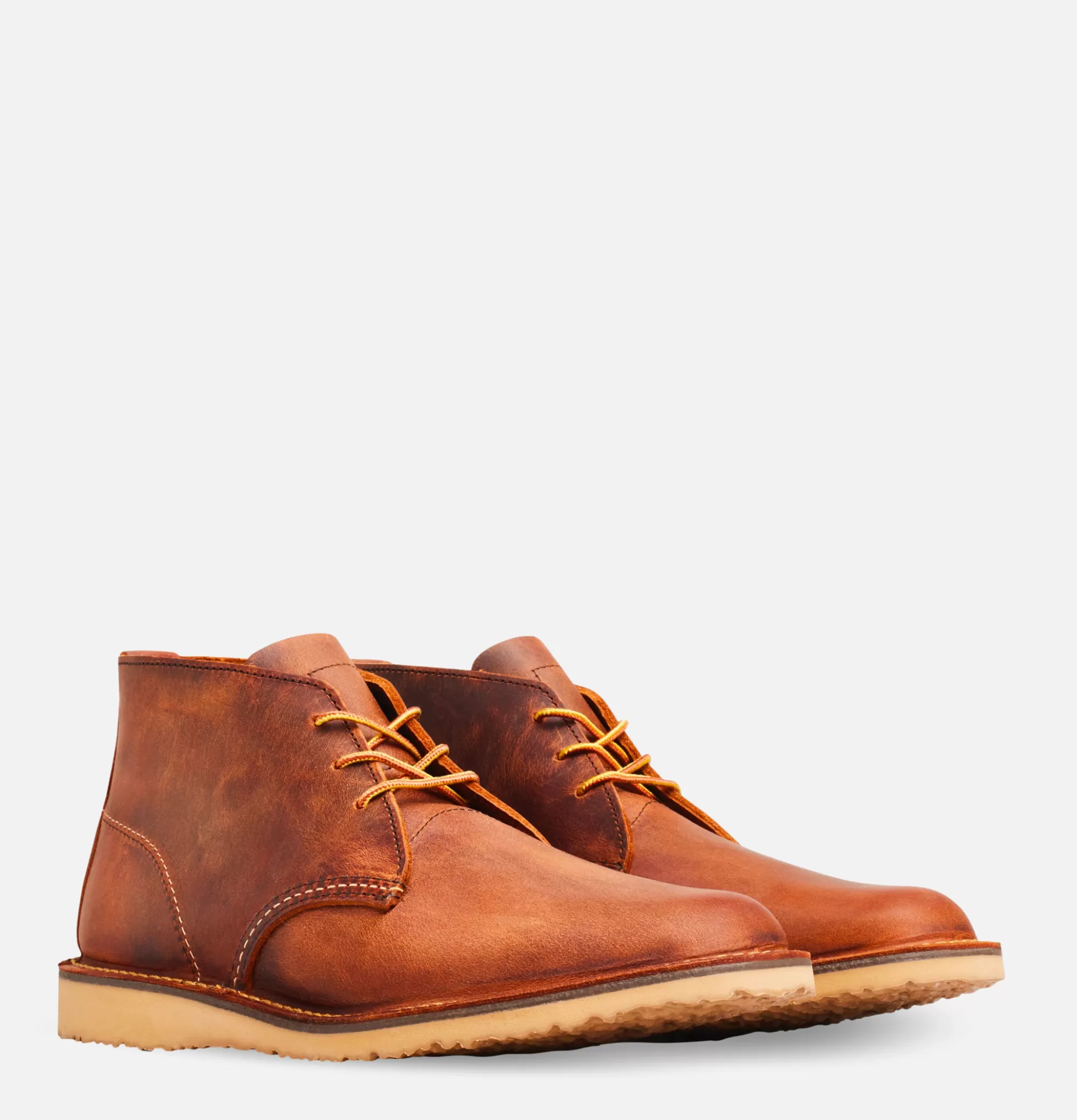 RED WING SHOES 3322 Weekender Chukka Copper Rough^Homme Bottes