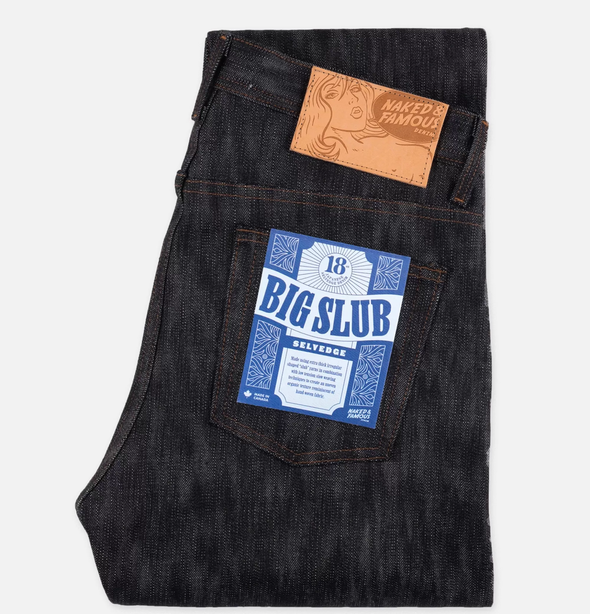 NAKED & FAMOUS Weird Guy Big Slub 18Oz^ Jeans