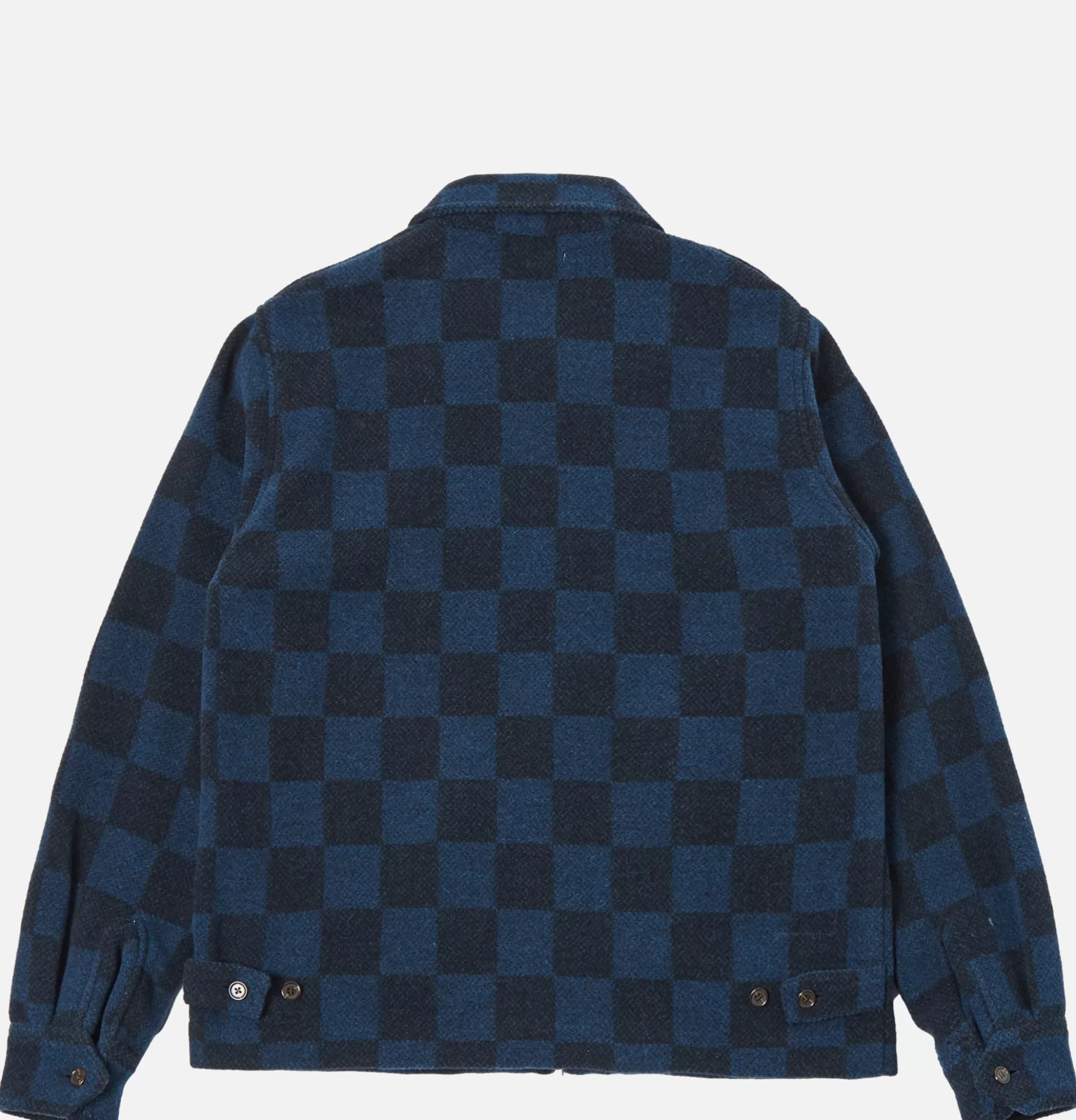 UNIVERSAL WORKS Windcheater Jacket Navy Checkerboard^ Blousons & Manteaux