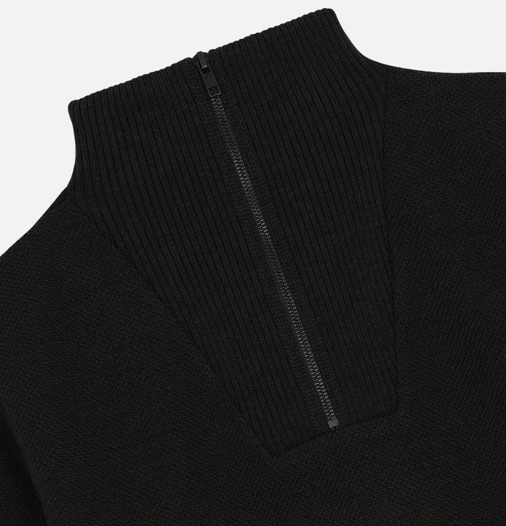 NITTO KNITWEAR Youri Camionneur Black^ Pulls & Cardigans