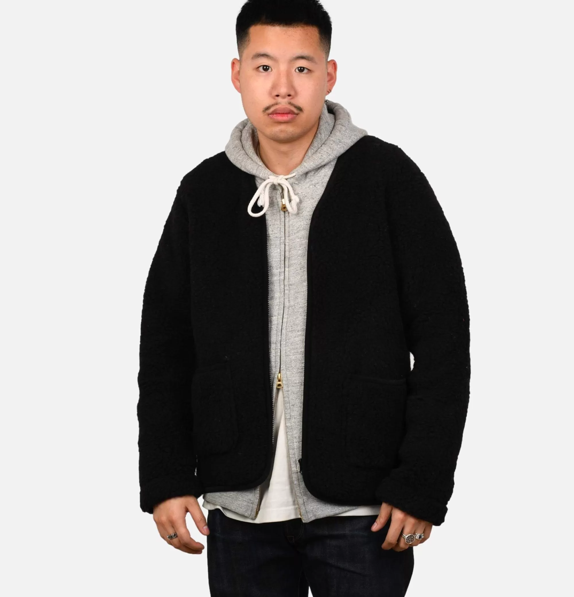 COLDBREAKER Zip Up Vee Cardigan Mole^ Sweats & Polaires