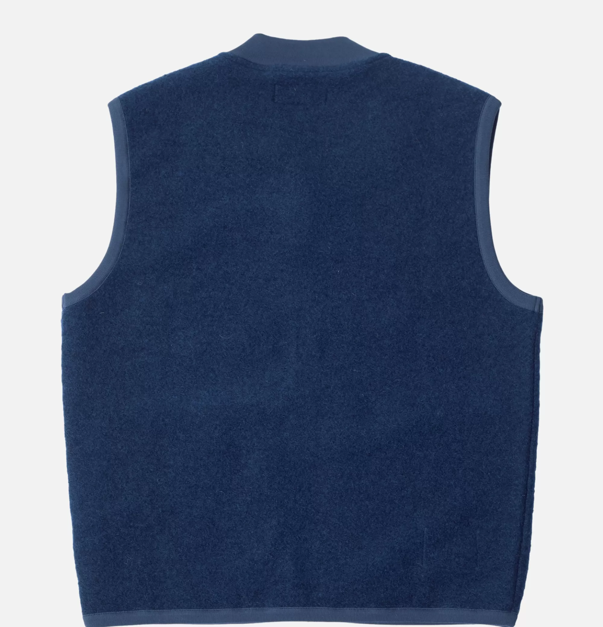 UNIVERSAL WORKS Zip Waistcoat Wool Indigo^ Pulls & Cardigans